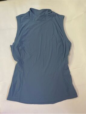 Lululemon Sleeveless Mock Neck Tank - Slate Blue size 4